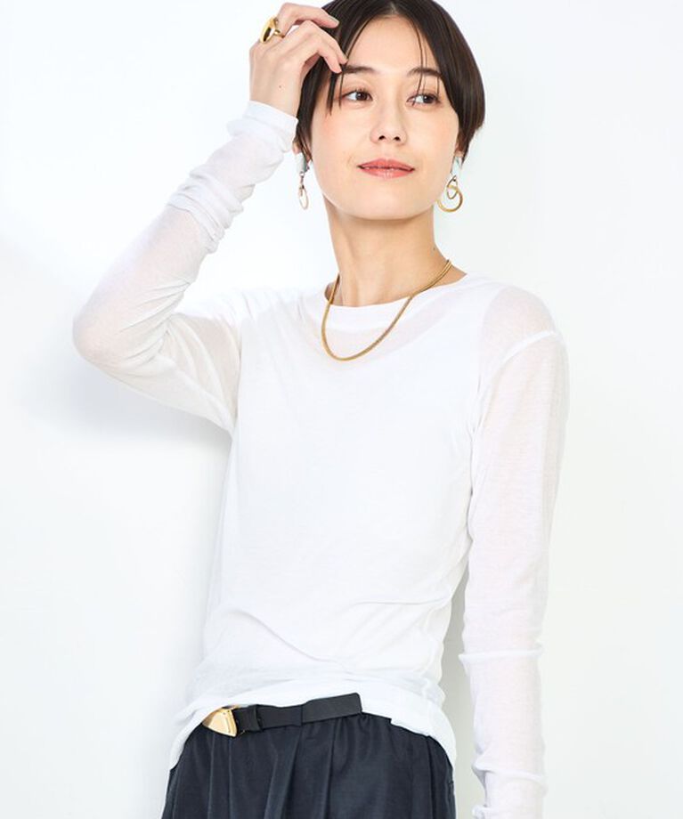 NOLLEY'S「MY STANDARD シアーロンT」|Tシャツ・カットソー|