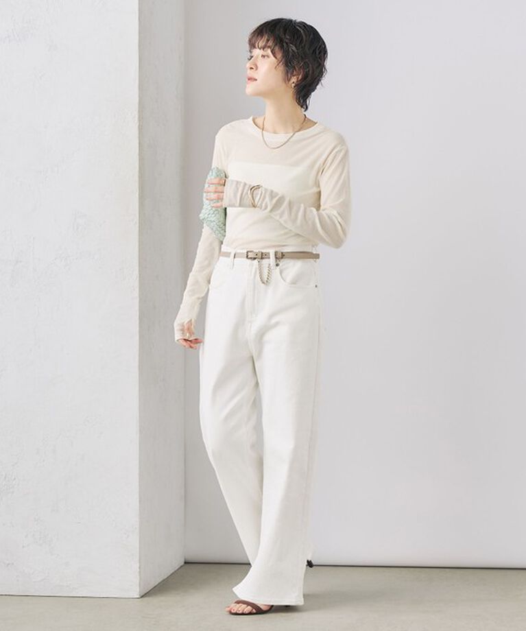 NOLLEY'S「MY STANDARD シアーロンT」|Tシャツ・カットソー|