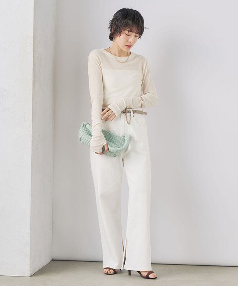 NOLLEY'S「MY STANDARD シアーロンT」|Tシャツ・カットソー|