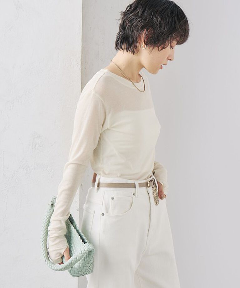 NOLLEY'S「MY STANDARD シアーロンT」|Tシャツ・カットソー|