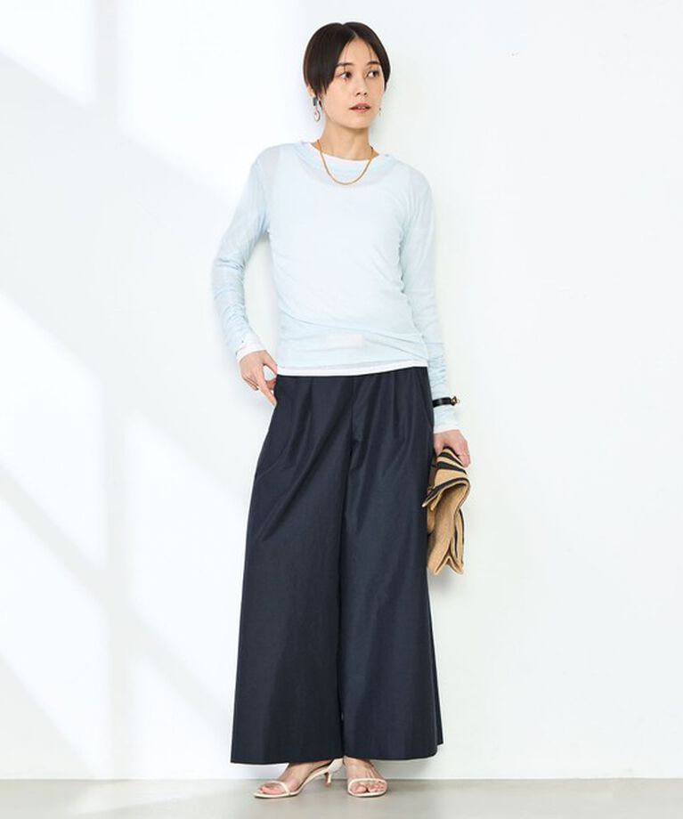 NOLLEY'S「MY STANDARD シアーロンT」|Tシャツ・カットソー|