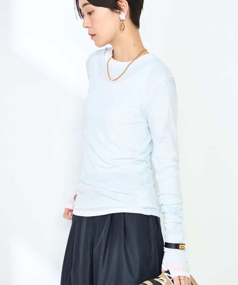 NOLLEY'S「MY STANDARD シアーロンT」|Tシャツ・カットソー|