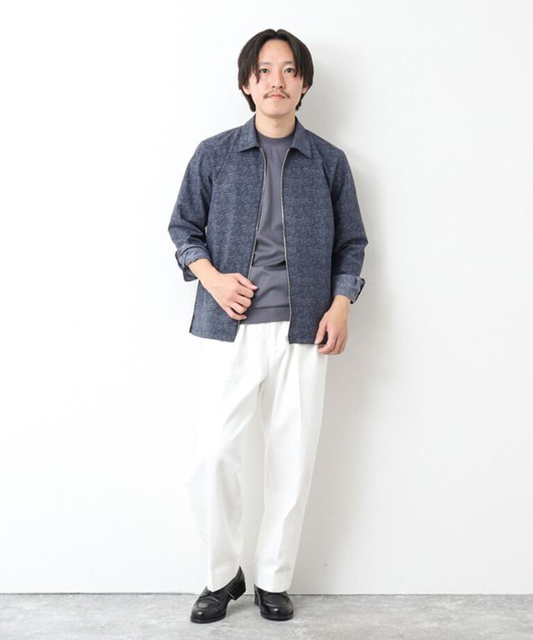 NOLLEY'S goodman「【COOL DOTS/クールドッツ】《吸水速乾》ジップシャツブルゾン 25SS」|ブルゾン・スタジャン|