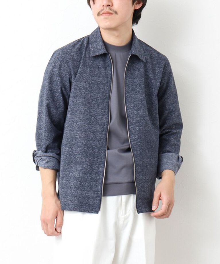 NOLLEY'S goodman「【COOL DOTS/クールドッツ】《吸水速乾》ジップシャツブルゾン 25SS」|ブルゾン・スタジャン|