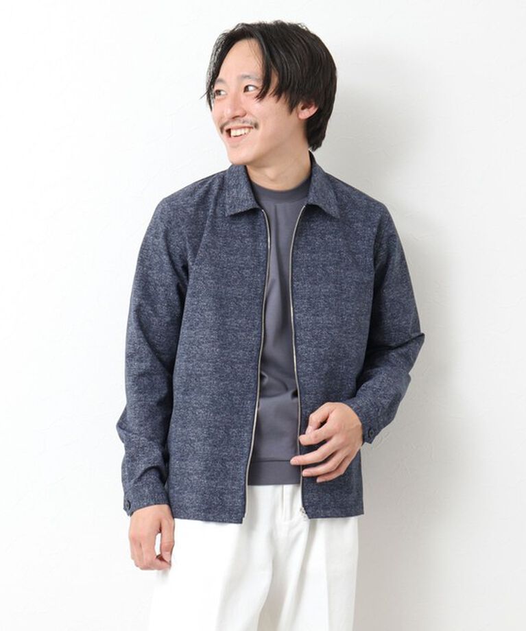 NOLLEY'S goodman「【COOL DOTS/クールドッツ】《吸水速乾》ジップシャツブルゾン 25SS」|ブルゾン・スタジャン|