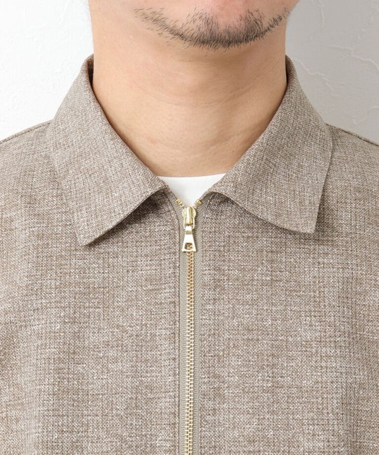 NOLLEY'S goodman「【COOL DOTS/クールドッツ】《吸水速乾》ジップシャツブルゾン 25SS」|ブルゾン・スタジャン|