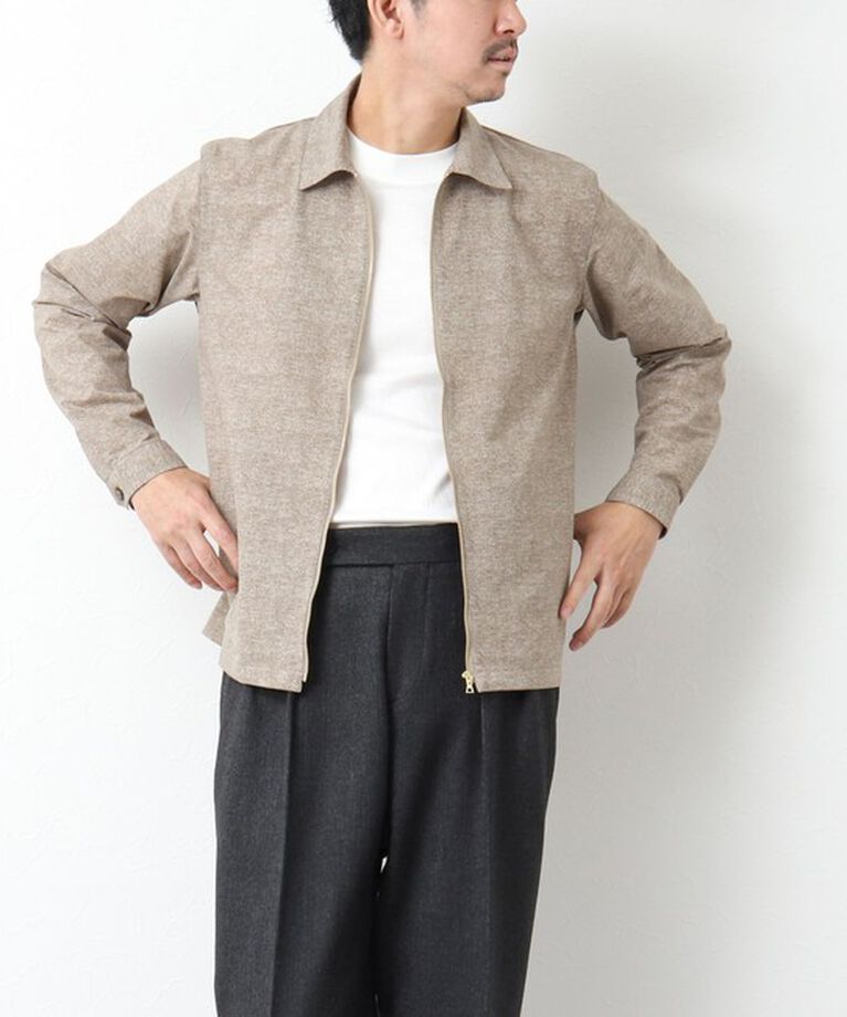 NOLLEY'S goodman「【COOL DOTS/クールドッツ】《吸水速乾》ジップシャツブルゾン 25SS」|ブルゾン・スタジャン|
