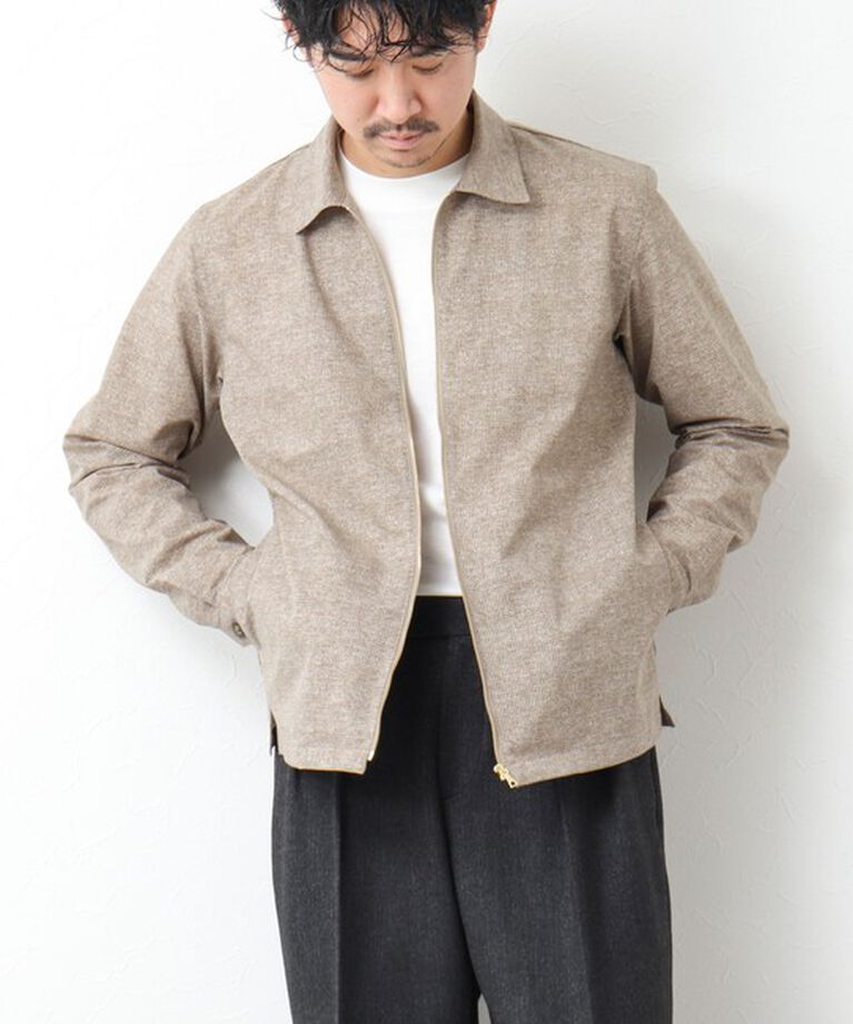 NOLLEY'S goodman「【COOL DOTS/クールドッツ】《吸水速乾》ジップシャツブルゾン 25SS」|ブルゾン・スタジャン|
