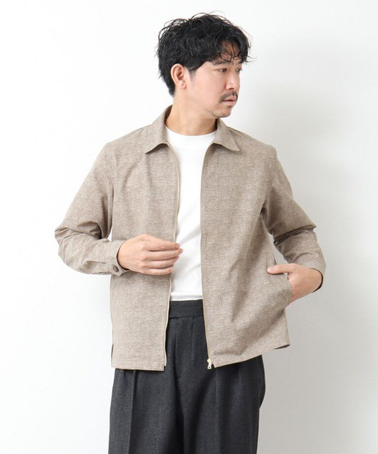 NOLLEY'S goodman「【COOL DOTS/クールドッツ】《吸水速乾》ジップシャツブルゾン 25SS」|ブルゾン・スタジャン|