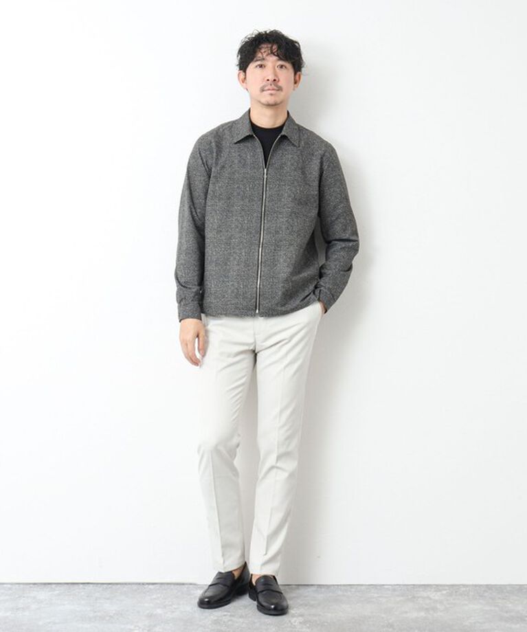 NOLLEY'S goodman「【COOL DOTS/クールドッツ】《吸水速乾》ジップシャツブルゾン 25SS」|ブルゾン・スタジャン|