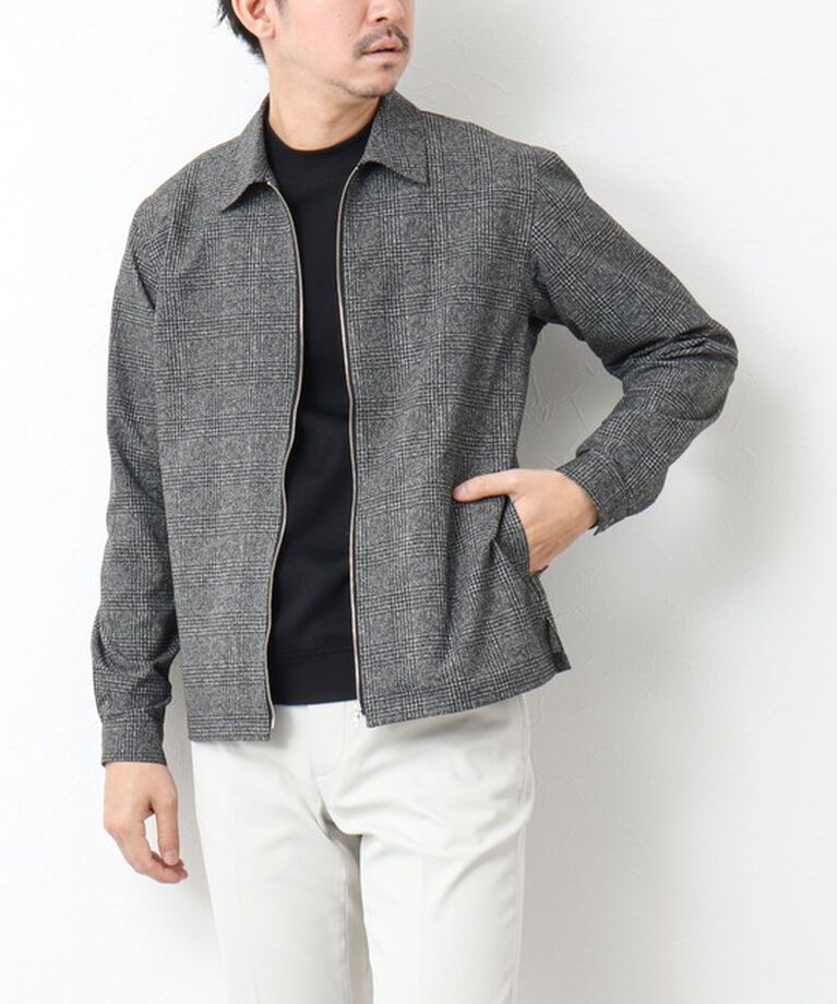 NOLLEY'S goodman「【COOL DOTS/クールドッツ】《吸水速乾》ジップシャツブルゾン 25SS」|ブルゾン・スタジャン|