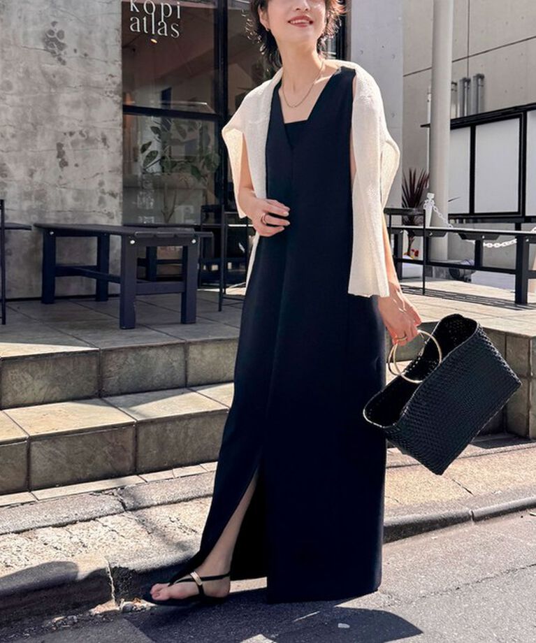 NOLLEY'S「◇【WEB限定】【追加】ウォッシャブルダンボール2WAYワンピース」|ワンピース|