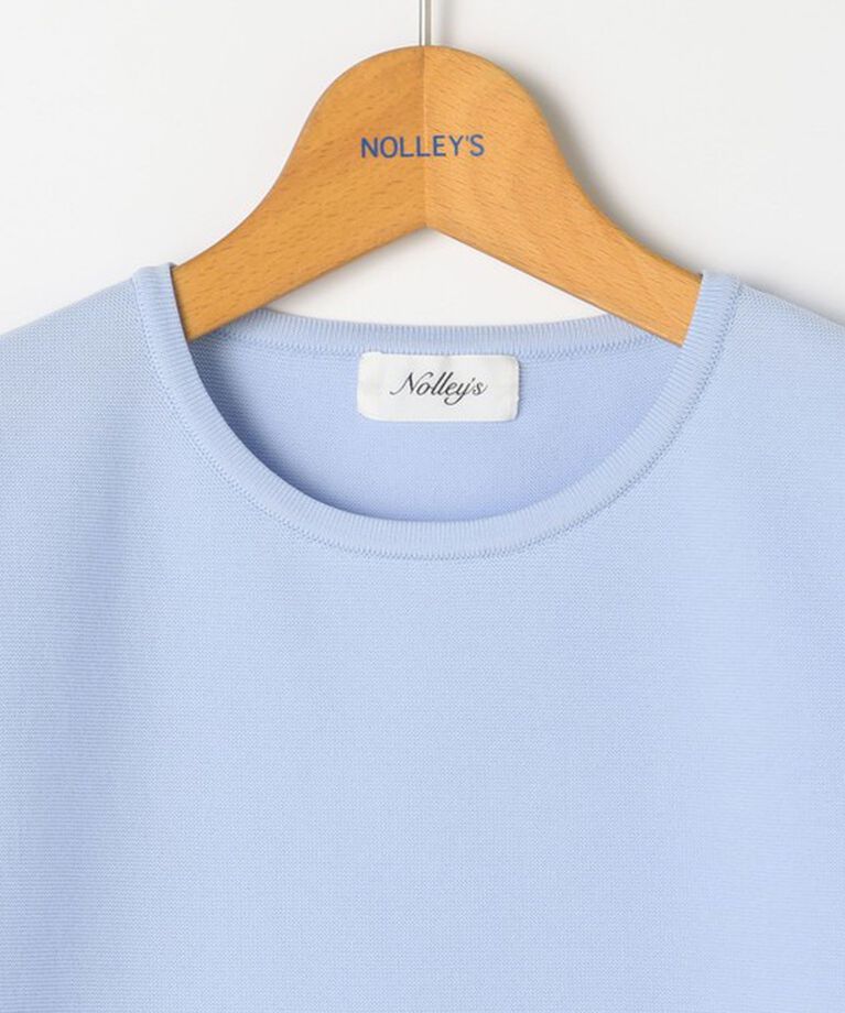 NOLLEY'S「《手洗い可能》ホールガーメントニットTシャツ」|ニット・セーター|
