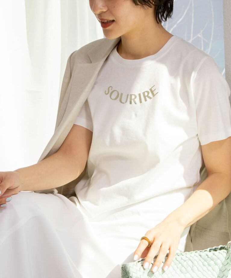 NOLLEY'S sophi「オーガニックコットンロゴT」|Tシャツ・カットソー|