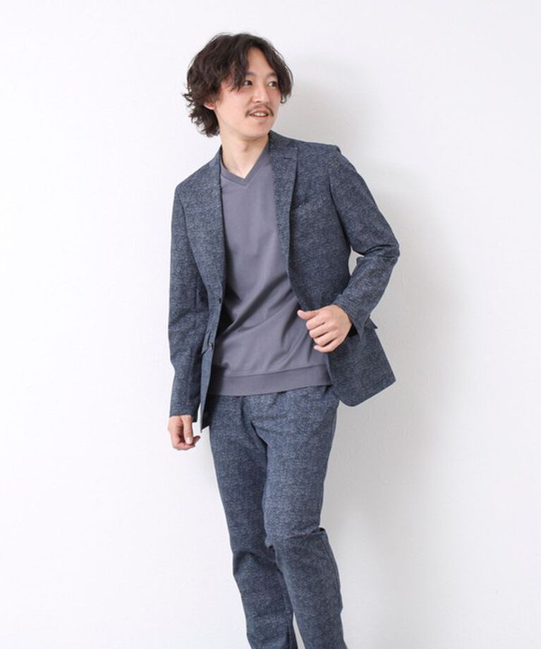 NOLLEY'S goodman「《ビジカジ対応》シルケットスムース Vネック ドレスTシャツ 25SS」|Tシャツ・カットソー|