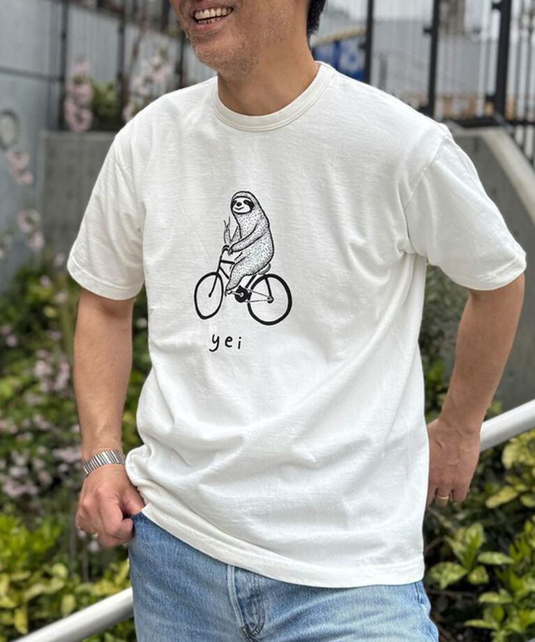 NOLLEY'S goodman「【STONEWOLD】yei プリントTシャツ 25SS」|Tシャツ・カットソー|ホワイト