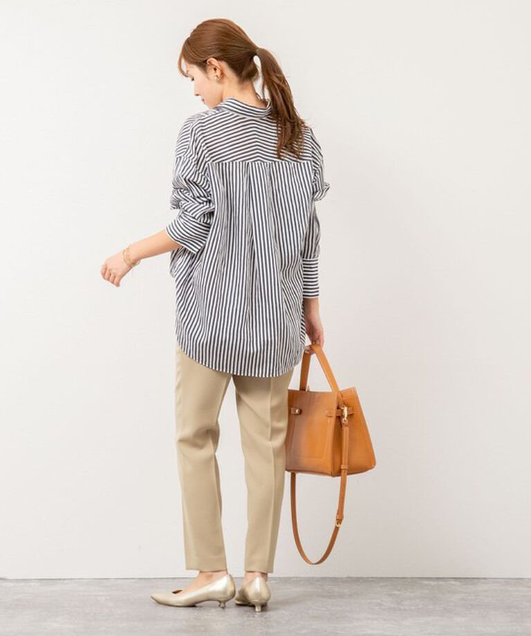 NOLLEY'S sophi「《セットアップ対応》ウォッシャブルツイルテーパードパンツ」|その他|