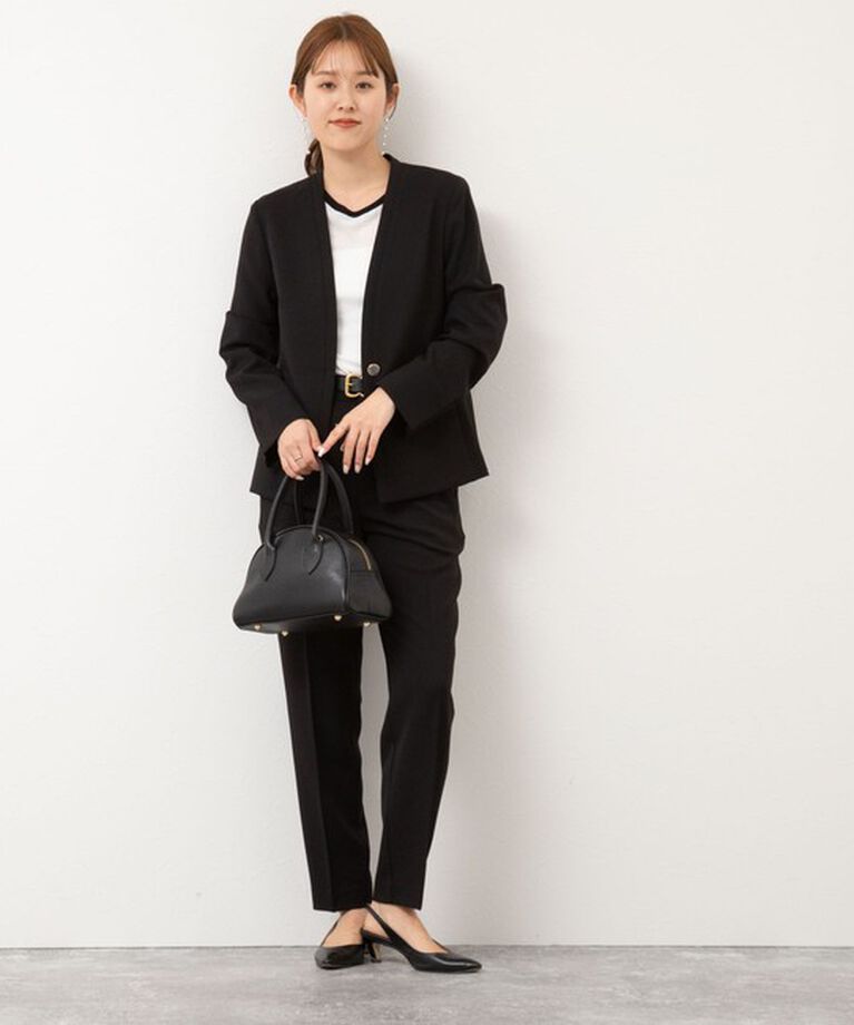 NOLLEY'S sophi「《セットアップ対応》ウォッシャブルツイルテーパードパンツ」|その他|