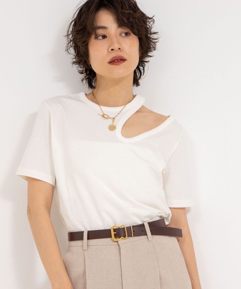 NOLLEY'S sophi「【PROTAGONISTA/プロタゴニスタ】Cut T-Shirt」|Tシャツ・カットソー|