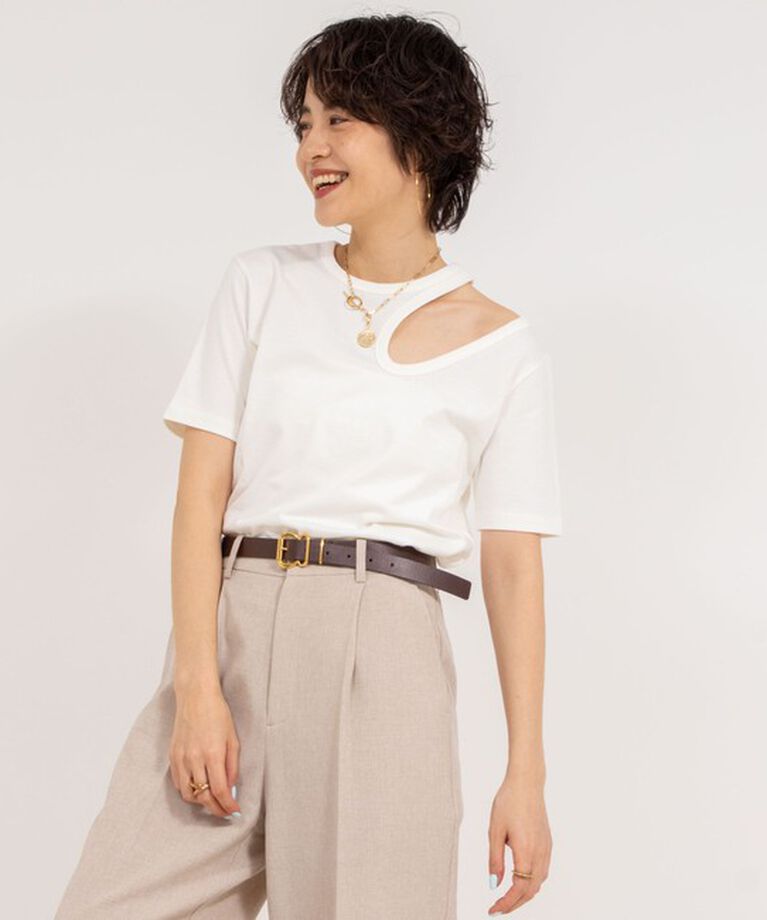 NOLLEY'S sophi「【PROTAGONISTA/プロタゴニスタ】Cut T-Shirt」|Tシャツ・カットソー|