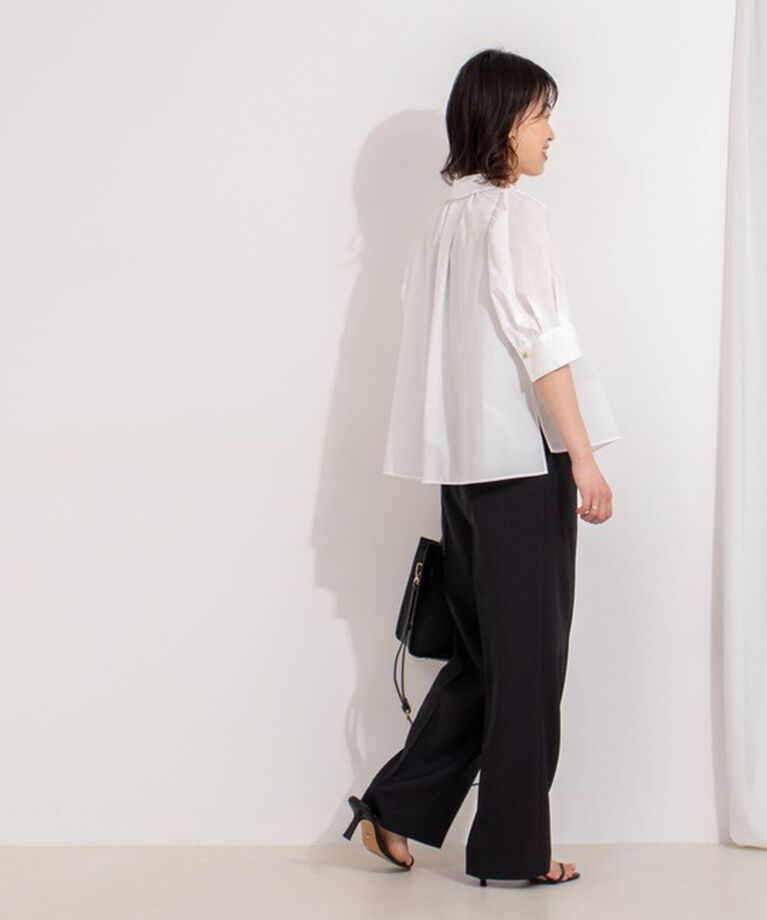 NOLLEY'S「【PR林☆別注カラーあり】ウォッシャブルツイルストレッチ愛されワイドパンツ」|その他|