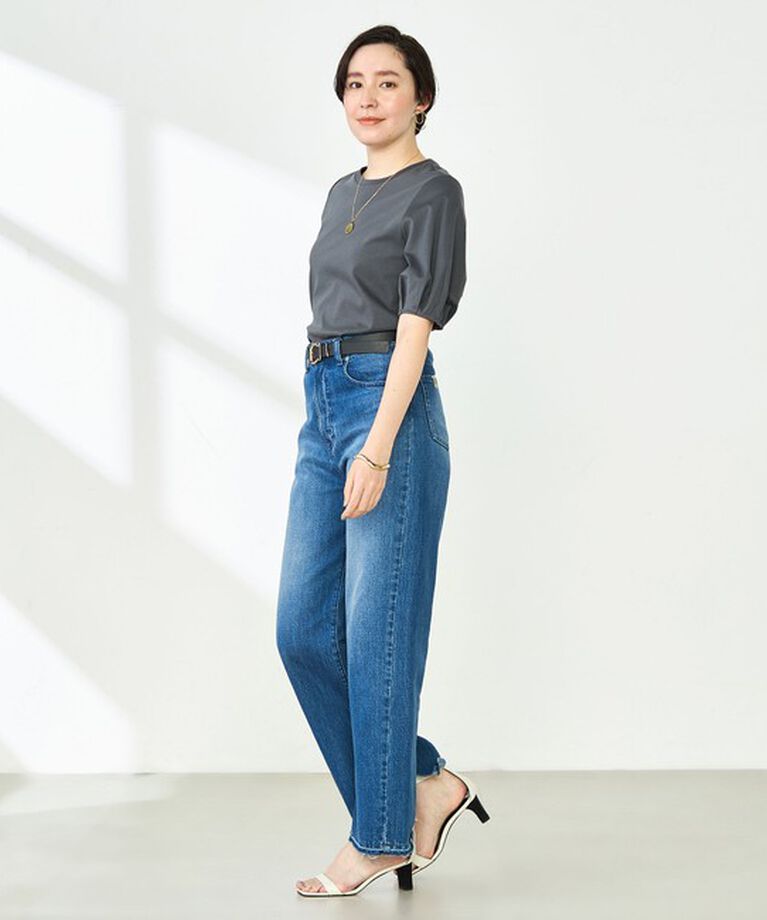 NOLLEY'S「高機能 LA＋スムース5分袖プルオーバーカットソー」|Tシャツ・カットソー|