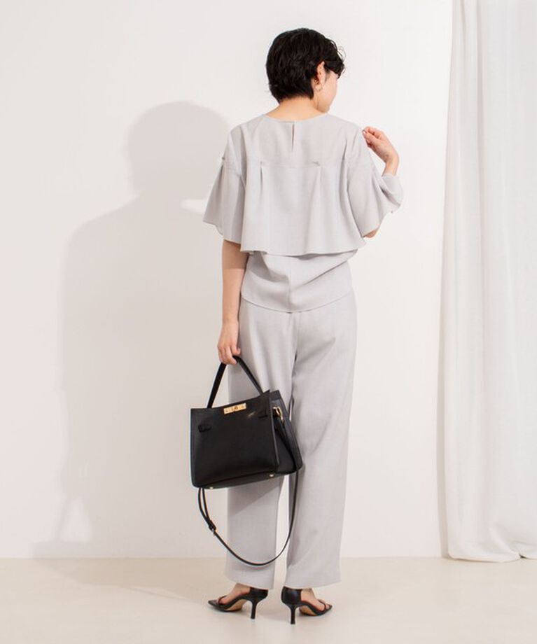 NOLLEY'S「《セットアップ対応》麻調フレアスリーブブラウス」|シャツ・ブラウス|
