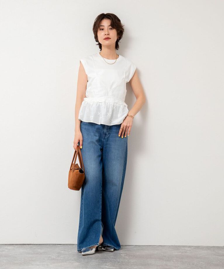 NOLLEY'S sophi「【MARILYN MOON/マリリーンムーン】beads motif taffeta camisole」|シャツ・ブラウス|