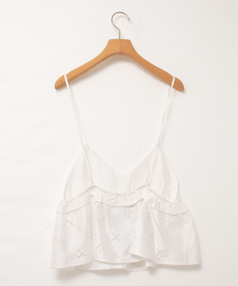 NOLLEY'S sophi「【MARILYN MOON/マリリーンムーン】beads motif taffeta camisole」|シャツ・ブラウス|