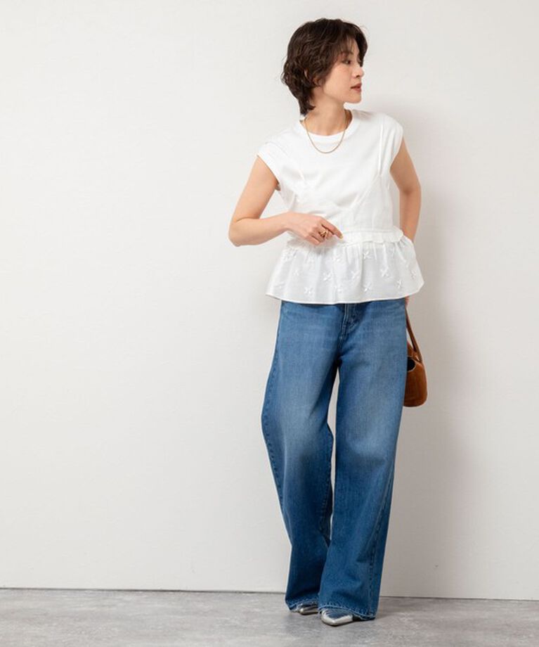 NOLLEY'S sophi「【MARILYN MOON/マリリーンムーン】beads motif taffeta camisole」|シャツ・ブラウス|