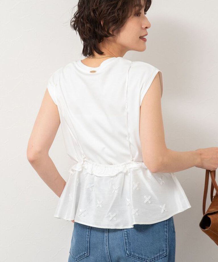 NOLLEY'S sophi「【MARILYN MOON/マリリーンムーン】beads motif taffeta camisole」|シャツ・ブラウス|