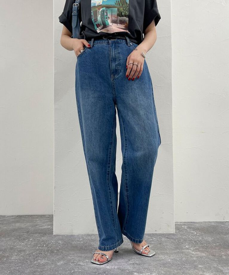 fredy emue「ストレートデニムパンツ」|デニム|
