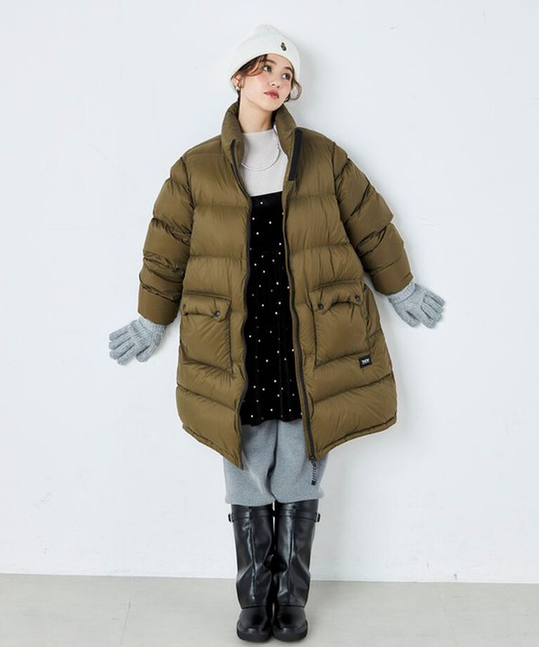 fredy emue「【TAION×fredy emue】PACKABLE 別注ボリュームダウンコート」|ダウン|