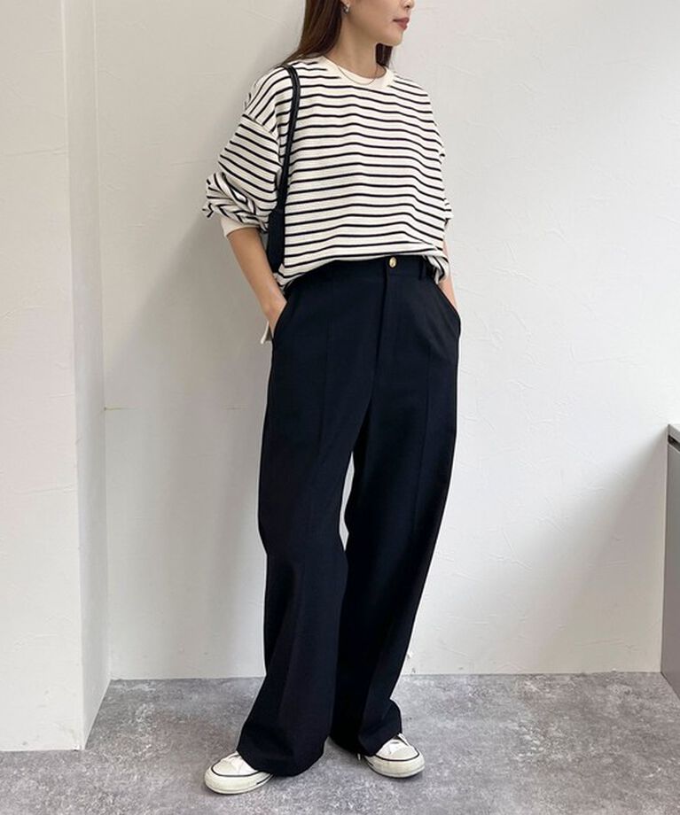 fredy emue「リップルボーダープルオーバー」|Tシャツ・カットソー|