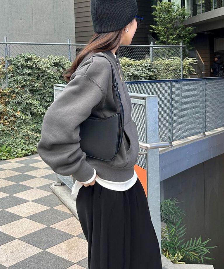 fredy emue「FR刺繍裏毛ハーフZIP スウェット」|スウェット・ジャージ|