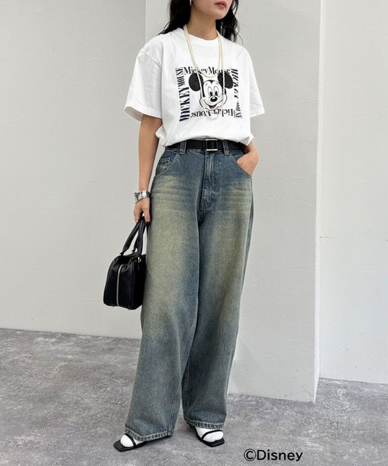 fredy emue「【GOOD ROCK SPEED/グッドロックスピード】Disney Mickey半袖Tシャツ」|Tシャツ・カットソー|