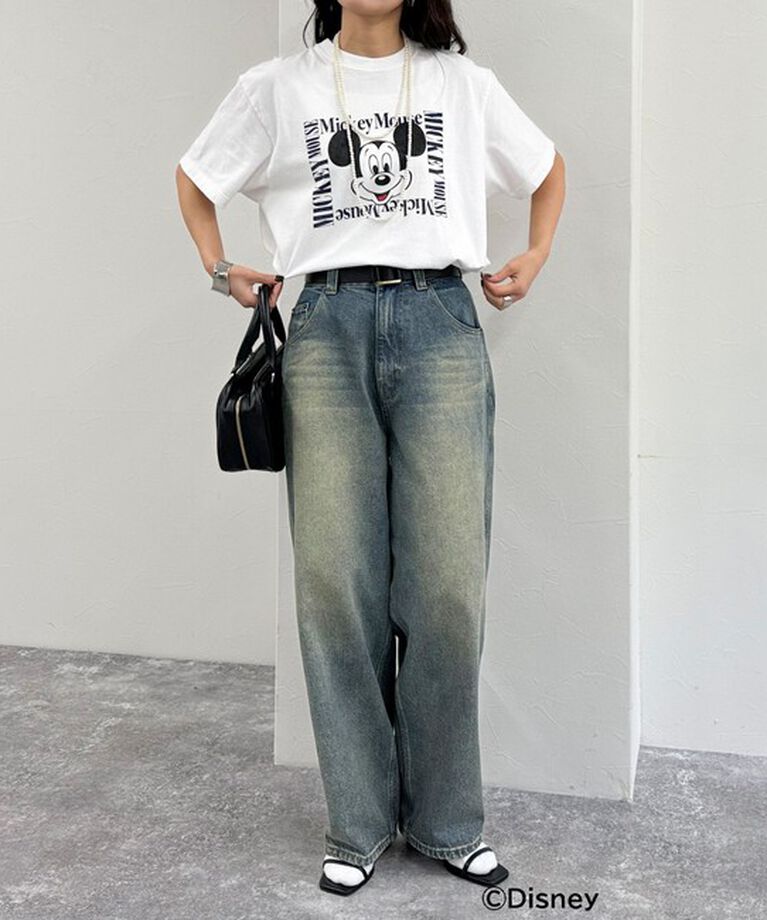 fredy emue「【GOOD ROCK SPEED/グッドロックスピード】Disney Mickey半袖Tシャツ」|Tシャツ・カットソー|