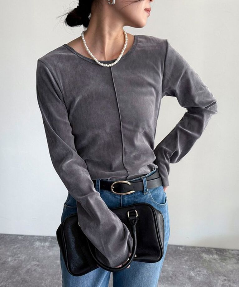 fredy emue「【haru企画】2WAYシアーフロッキートップス」|Tシャツ・カットソー|