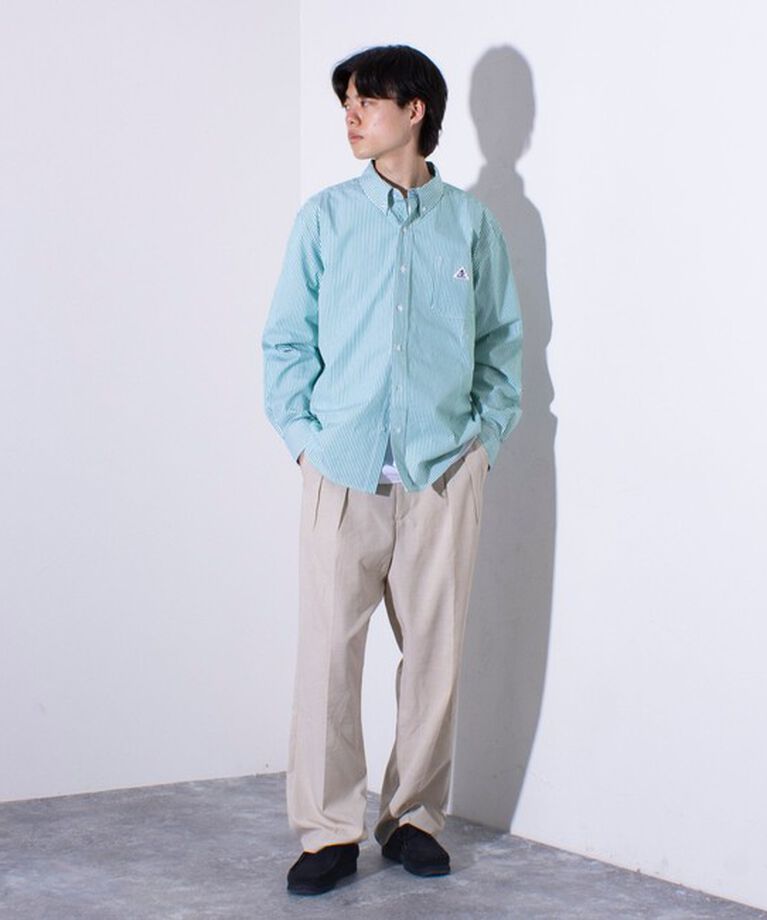 GLOSTER「【EXCLUSIVE】【GEVACO/ゲバコ】ベーシックボタンダウンシャツ（無地/ストライプ）」|シャツ・ブラウス|