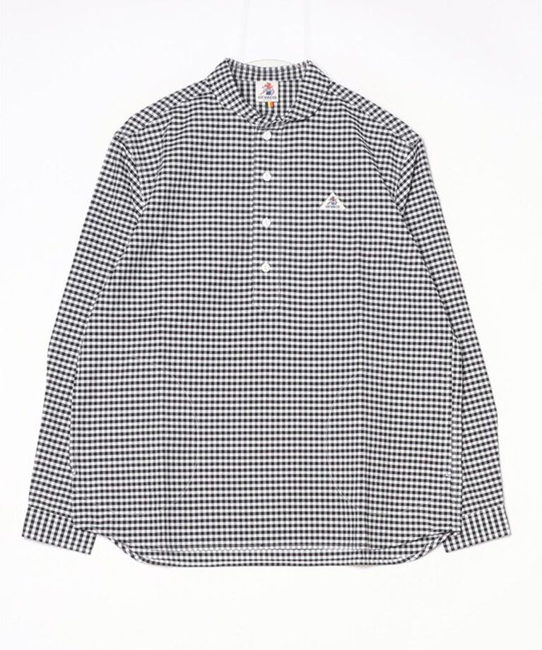GLOSTER「【GEVACO/ゲバコ】オックスオーバーショールカラー長袖シャツ（無地/ストライプ/ギンガム）」|シャツ・ブラウス|