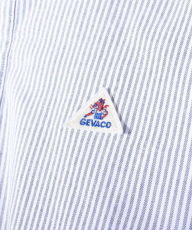GLOSTER「【GEVACO/ゲバコ】オックスオーバーショールカラー長袖シャツ（無地/ストライプ/ギンガム）」|シャツ・ブラウス|
