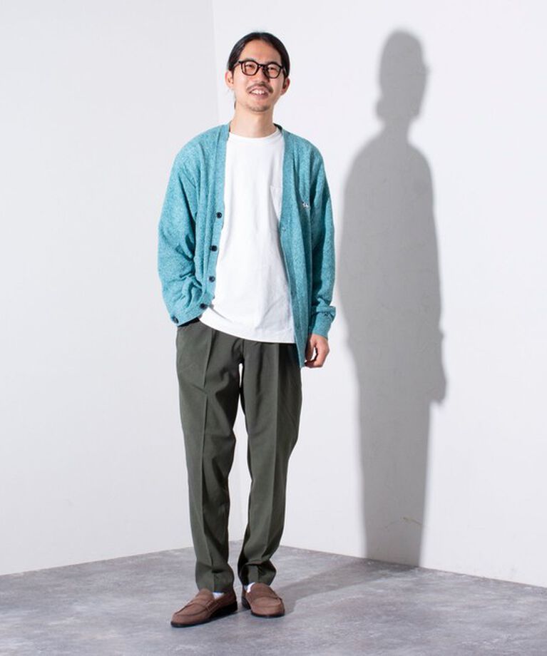GLOSTER「【GLOSTER/グロスター】COOLMAX ポリトロスラックス イージーパンツ」|チノ|