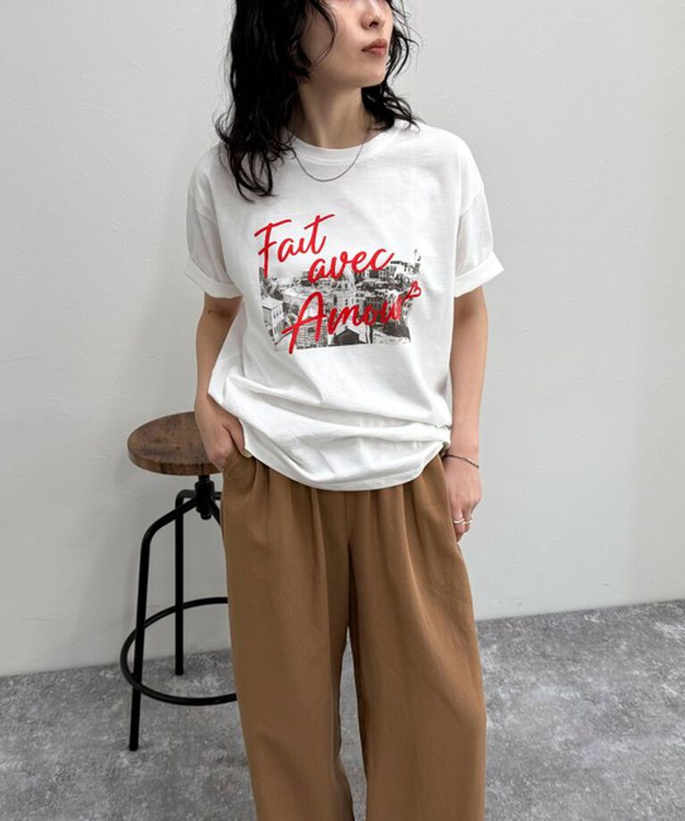 fredy emue「Amour PHOTO Tシャツ」|Tシャツ・カットソー|
