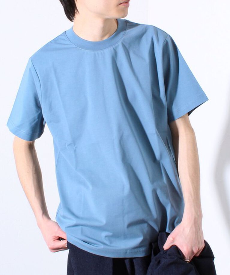 GLOSTER「【ビジカジ対応】【GLOSTER】USAコットン×SORONA ジャケT ドレスTシャツ」|Tシャツ・カットソー|