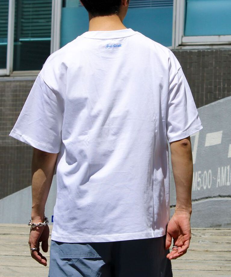 GLOSTER「【Jack Purcell/ジャックパーセル】コーマ天竺 バックプリント グラフィックTシャツ」|Tシャツ・カットソー|