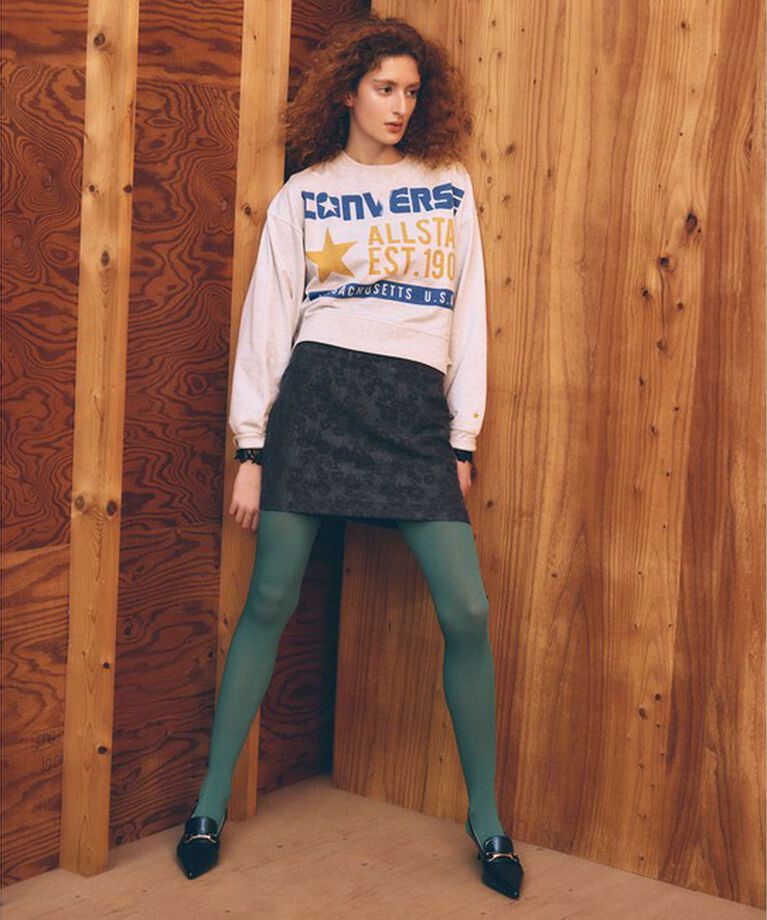 VIS「【CONVERSE】ビッグロゴスウェット」|Tシャツ・カットソー|