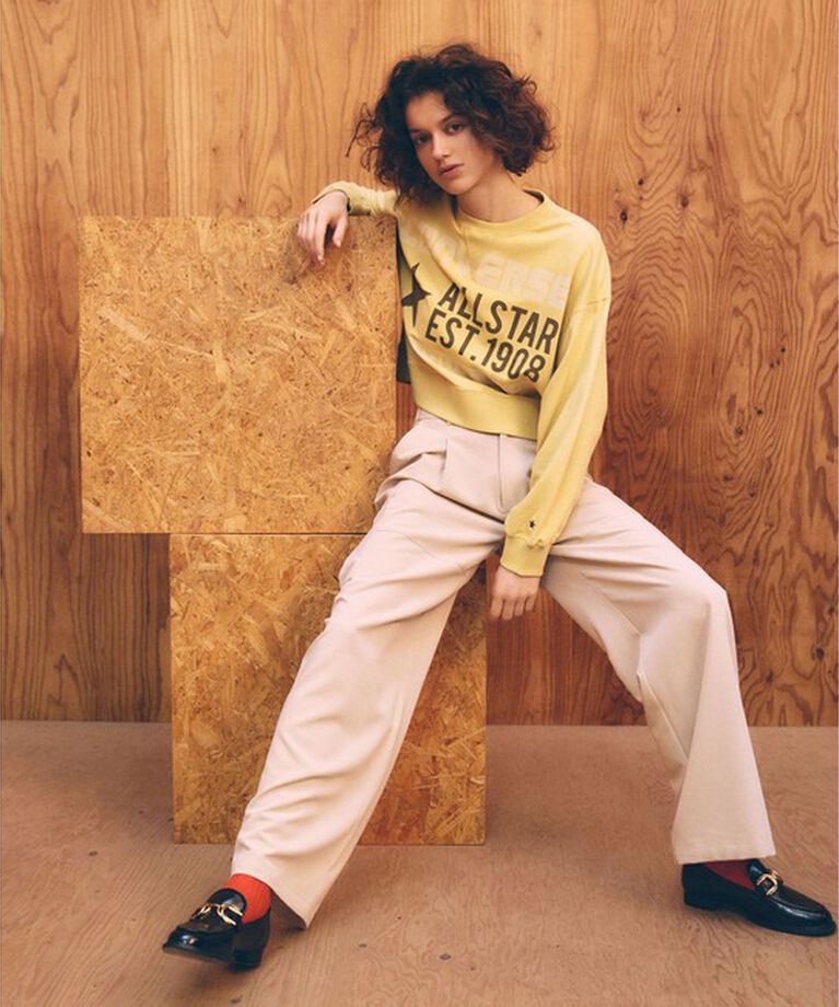 VIS「【CONVERSE】ビッグロゴスウェット」|Tシャツ・カットソー|