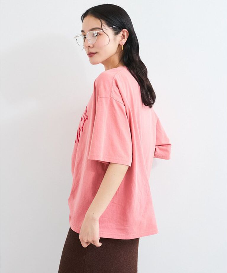 VIS「ピグメント加工プリントビッグTシャツ」|Tシャツ・カットソー|