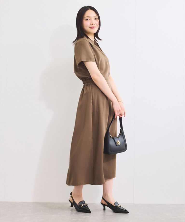 VIS「【WEB限定】カシュクールラップワンピース」|ワンピース|