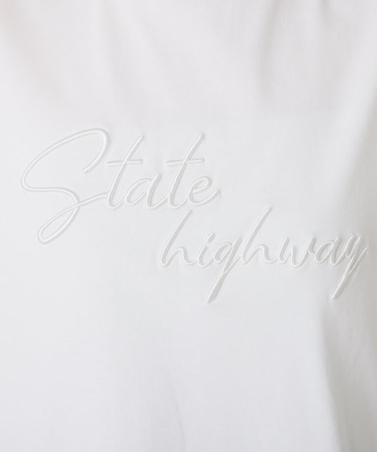  「モール刺繍フレンチTシャツ」|Tシャツ・カットソー|